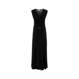 Sportmax Women Black Stretch Viscose Fervida Dress